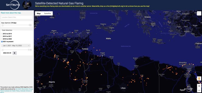 SkyTurth Flaring Map