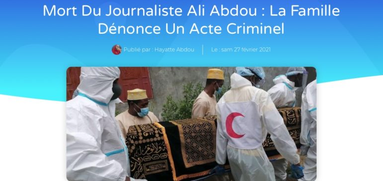 Ali Abdou death investigation - Hayatte Abdou