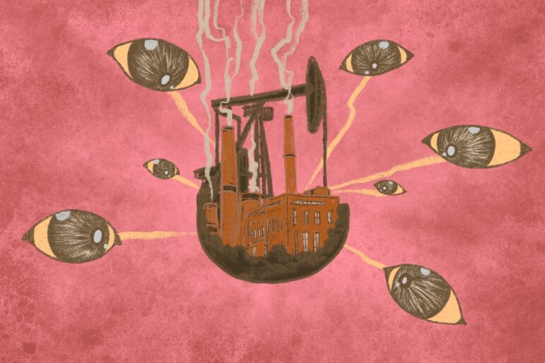 Ilustración: Nodjadong Boonprasert para GIJN

